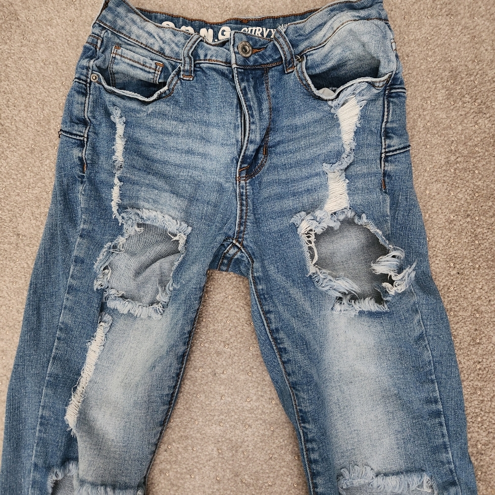 SONG Distressed Denim JEANS - Picture 10 of 12